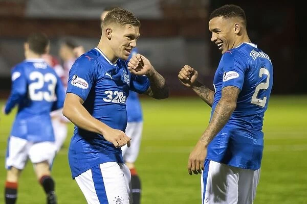 Rangers Double Delight: Waghorn and Tavernier Celebrate Goals in Ladbrokes Premiership