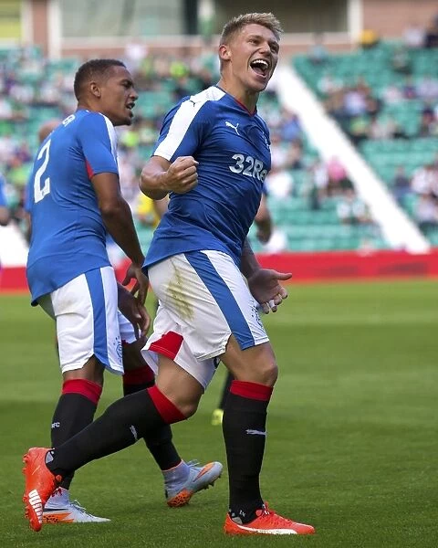 Rangers Double Glory: Martyn Waghorn's Brace in the Petrofac Training Cup Against Hibernian (Scottish Cup Champions 2003)
