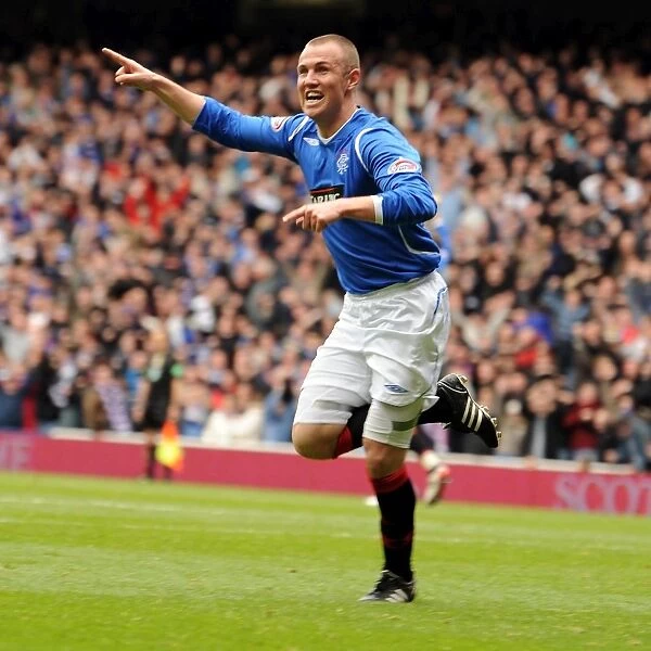 Rangers Dramatic Victory: Kenny Miller Scores the Winner Against Aberdeen at Ibrox (Clydesdale Premier League)