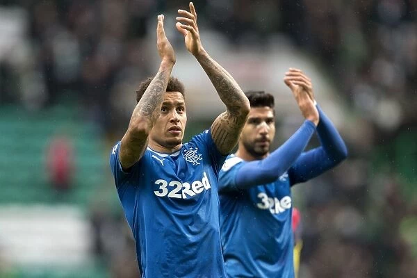 Rangers Duo Tavernier and Herrera Pay Tribute to Celtic Park Fans (Scottish Cup Champions 2003)