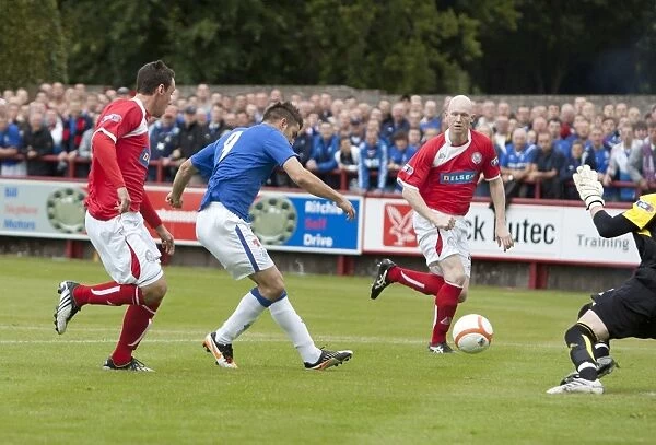 Rangers Take Early Lead: Andy Little Scores Against Brechin City (1-2)