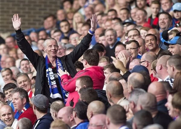 Rangers Euphoric 8-0 Victory: A Sea of Fan Celebrations at Ibrox