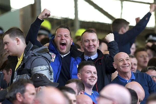 Rangers Euphoric Victory Celebration at Pittodrie: Aberdeen vs Rangers, Ladbrokes Premiership