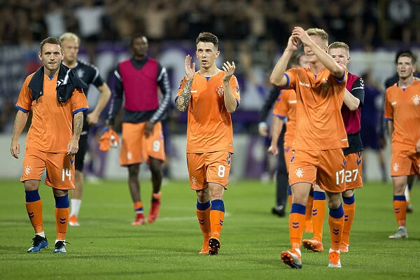 Rangers Europa League Triumph: Ryan Jack's Euphoric Celebration after Qualifying Victory over Maribor