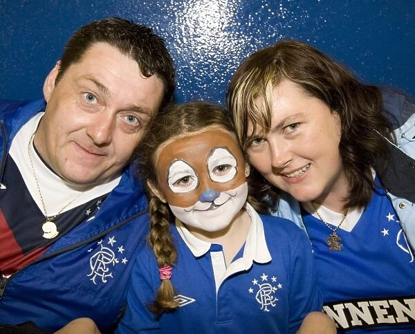 Rangers Family Fun: Celebrating Victory in the Broomloan Stand - Rangers 1-0 Hibernian