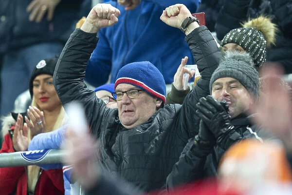 Rangers Fans Celebrate Europa League Victory: Scottish Cup Champions Euphoria at Allianz Stadion