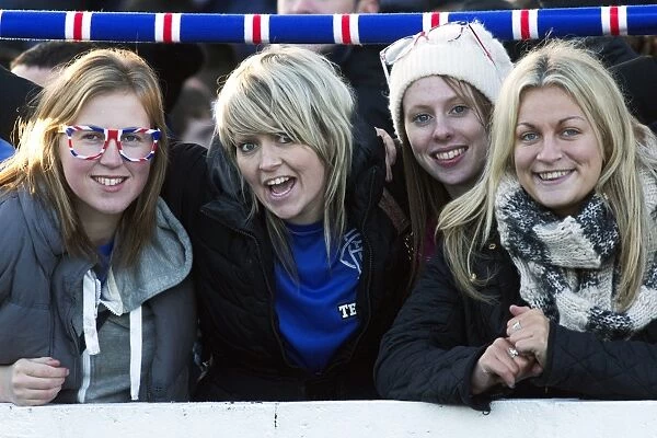 Rangers Fans Celebrate: Montrose 2-4 Rangers - Scottish Third Division Triumph