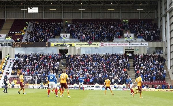 Rangers Fans Euphoria: 2003 Scottish Premiership Play-Off Final Victory at Fir Park