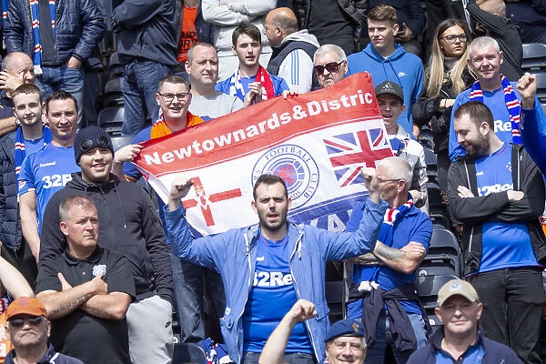 Rangers Fans Euphoric Roar: Kilmarnock vs Rangers, Scottish Premiership - Rugby Park