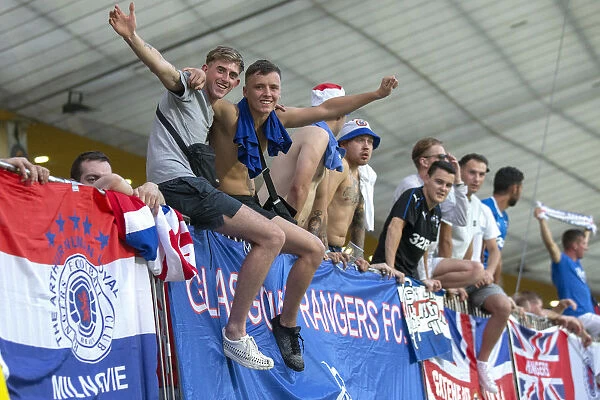 Rangers Fans Europa League Roar: Unleashed at Maribor's Stadion (2003 Scottish Cup Champions)