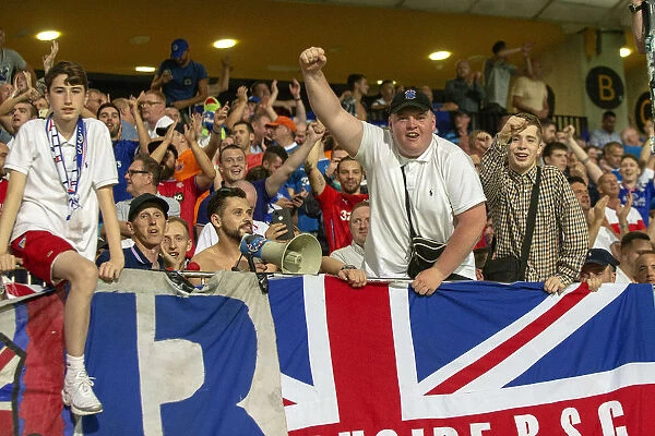 Rangers Fans Europa League Roar: Unleashed at Maribor's Stadion (2003 Scottish Cup Champions)