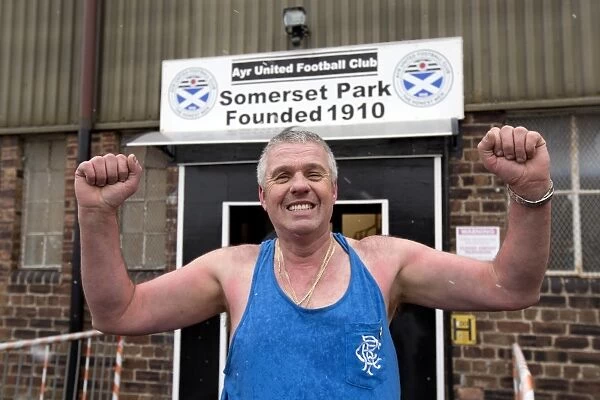 Rangers Fan's Excitement: Fifth Round Arrival at Somerset Park for Scottish Cup Clash vs 2003 Champions, Ayr United