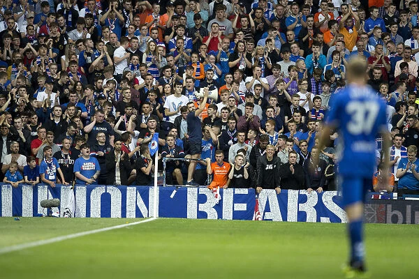 Rangers Fans Pay Tribute: Silence Falls at Ibrox as Scott Arfield Exits Europa League Match against FC Shkupi