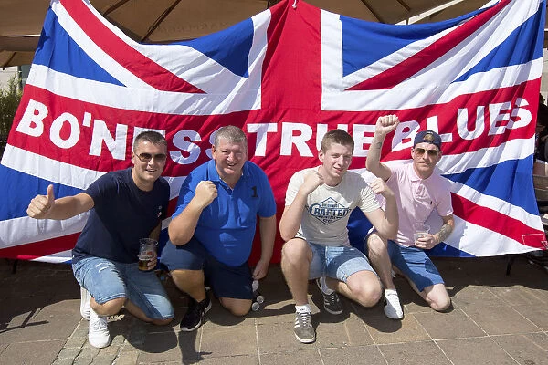 Rangers Fans Sea of Scottish Pride: Maribor Takeover Before Europa League Clash (Scottish Cup Winners 2003)