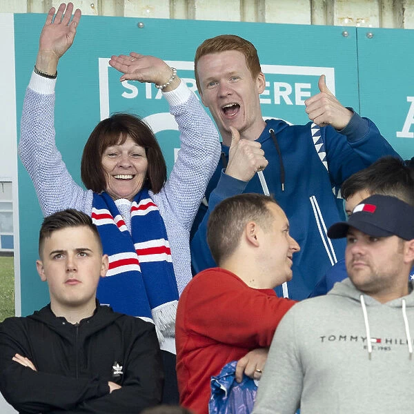 Rangers Fans Thundering Roar at Rugby Park: Kilmarnock vs Rangers, Scottish Premiership
