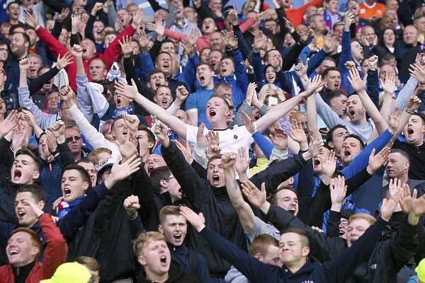 Rangers Fans Triumphant Celebration at Fir Park: Motherwell vs Rangers - Betfred Cup