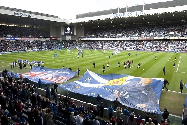 Rangers Fans United: Pre-Match Parade at Ibrox Stadium - Rousing the Pride Before the Battle (Rangers 1-2 Heart of Midlothian)