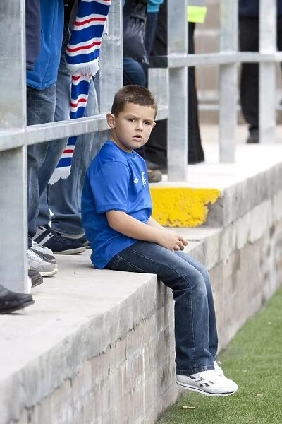 Rangers Fans United: A Sea of Hope at Annan Athletic's Galabank Stadium - Unyielding Support Amidst the 0-0 Battle