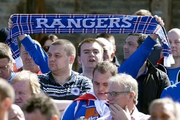 Rangers Fans United: A Sea of Passion at Ibrox Stadium - United in Support (Rangers 1-1 Berwick Rangers)