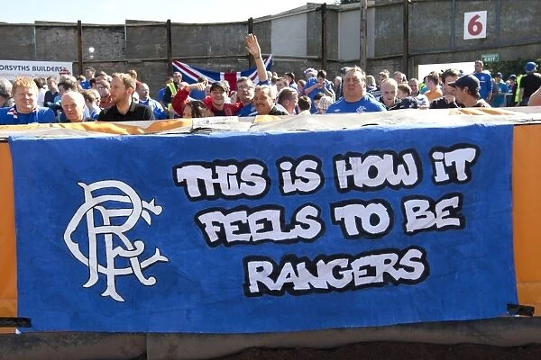 Rangers Fans United: A Sea of Passion at Shielfield Park (1-1)