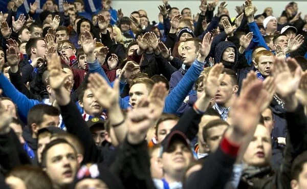 Rangers Fans United: A Sea of Scarves in Honor of Fernando Ricksen at Ibrox Stadium