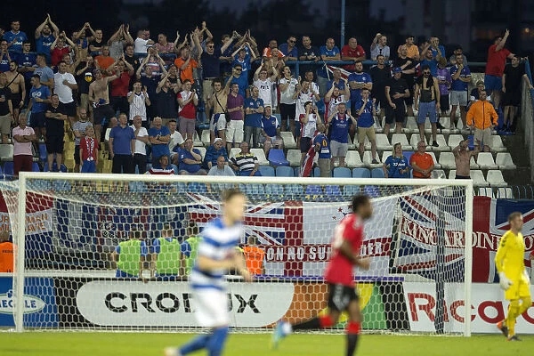 Rangers Fans Unleash Roar at NK Osijek: Europa League Qualifier, Stadion Gradski