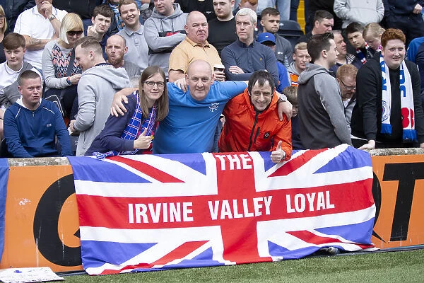 Rangers Fans Unyielding Roar: Kilmarnock vs Rangers, Scottish Premiership