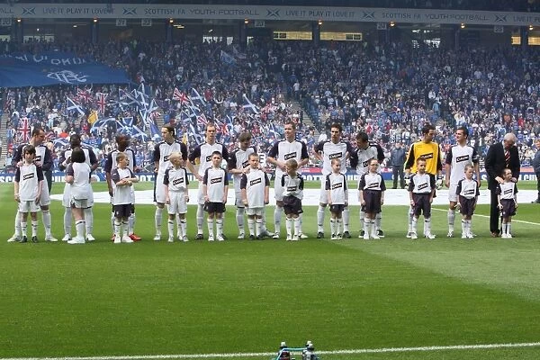Rangers FC 2008 Scottish Cup Final: Team Line-up vs. Queen of the South at Hampden Park - Champions