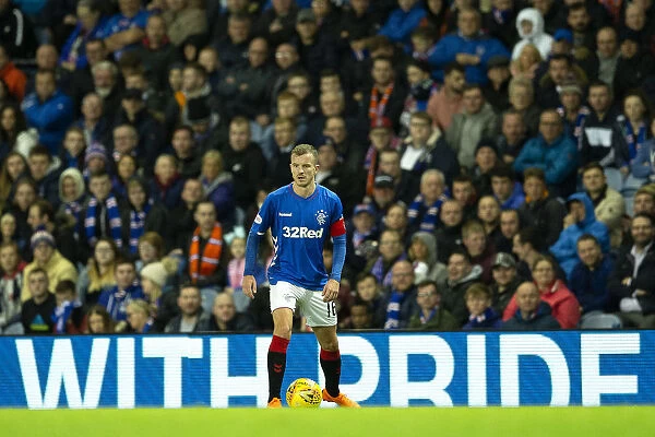 Rangers FC: Andy Halliday Leads the Way in Quarter Final Clash against Ayr United at Ibrox Stadium (Betfred Cup, 2023)