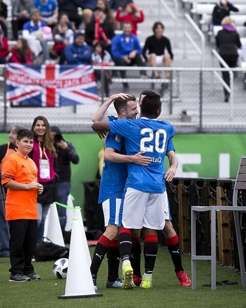 Rangers FC: Andy Halliday's Thrilling Goal Celebration at Florida Cup 2023