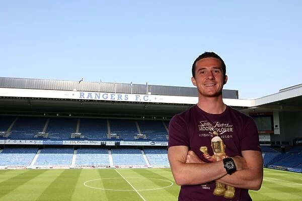 Rangers FC: Barry Ferguson at Media Day Before UEFA Cup Final at Ibrox