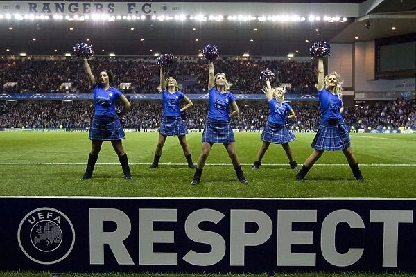 Rangers FC: Cheerleaders Euphoria - First Goal Against Bursaspor in UEFA Champions League Group C at Ibrox Stadium