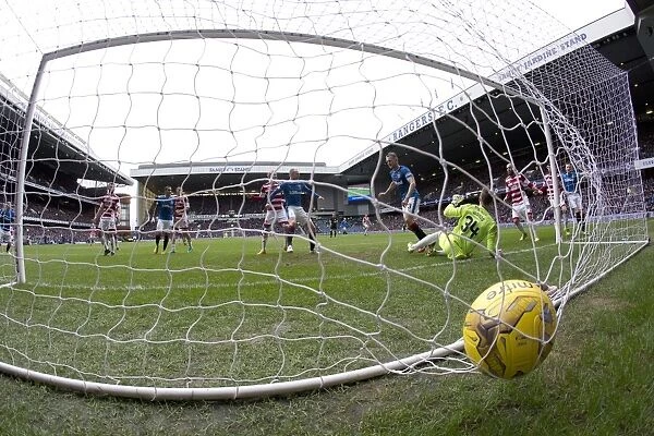 Rangers FC: Cling Hill Scores the Second Goal in Ladbrokes Premiership at Ibrox Stadium