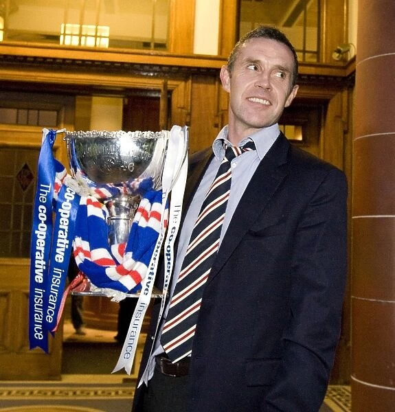 Rangers FC: David Weir's Triumphant Lift of the Co-operative Insurance Cup at Ibrox