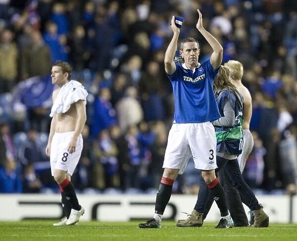 Rangers FC: David Weir's Triumphant Moment after 1-0 Victory over Bursaspor in UEFA Champions League Group C (Ibrox Stadium)