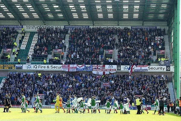 Rangers FC: Easter Road Triumph - Hibernian vs Rangers, Ladbrokes Premiership: Fans Euphoric Applause (Scottish Cup Champions 2003)