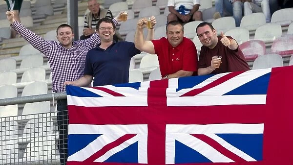 Rangers FC: Ecstatic Fans Celebrate 1-0 Victory at FC Emmen's Meerdjik Stadium