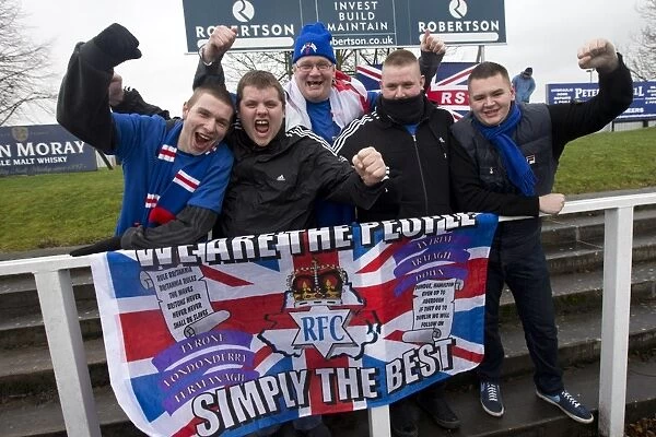 Rangers FC: Ecstatic Fans Celebrate 6-2 Third Division Victory over Elgin City at Borough Briggs