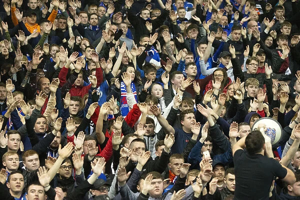Rangers FC: Electric Atmosphere in Ibrox Stadium During the Betfred Cup Quarterfinal vs Ayr United (Scottish Cup Champions 2003)