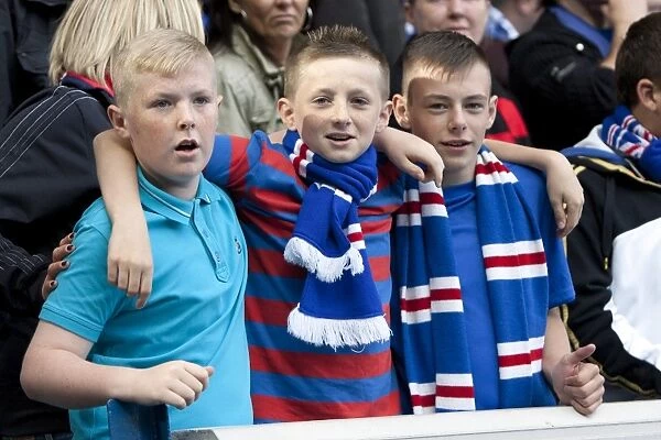 Rangers FC: Euphoric Fans Celebrate 4-1 Victory Over Montrose at Ibrox Stadium