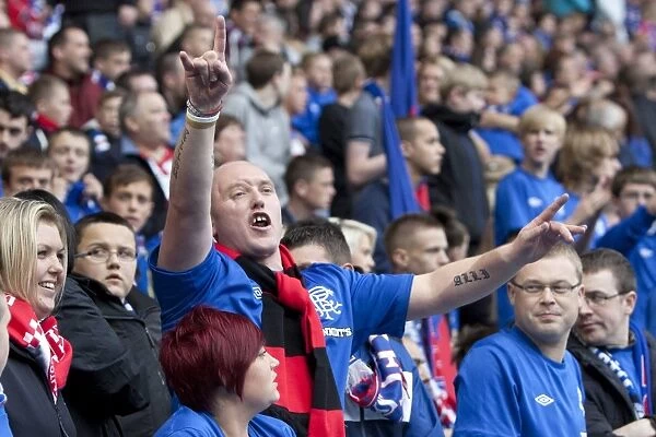 Rangers FC: Euphoric Fans Celebrate Glorious 4-1 Victory at Ibrox Stadium