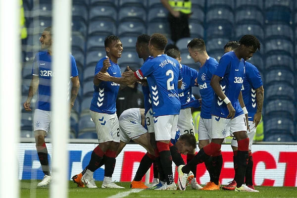 Rangers FC: Europa League Victory - Nikola Katic's Euphoric Goal Celebration at Ibrox Stadium