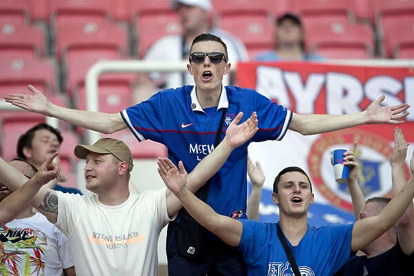 Rangers FC Fans Europa League Roar: Uniting at Philip II Arena Against FC Shkupi