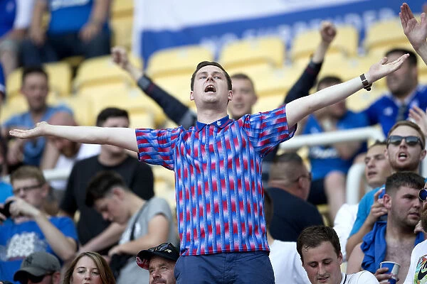 Rangers FC Fans Roar Loud at Europa League Showdown vs FC Shkupi: Scottish Cup Victors Unite at Philip II Arena