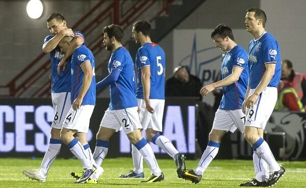 Rangers FC: Fraser Aird's Thrilling Goal Celebration in Scottish Cup Quarter Final Replay vs Albion Rovers