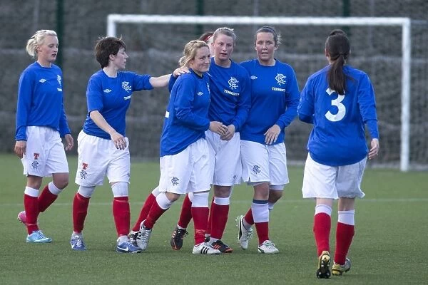 Rangers FC: Hayley Cunningham's Epic Goal Celebration in Scottish Women's Premier League Match vs Hibernian Ladies