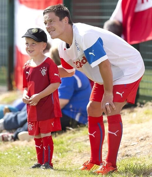 Rangers FC: Ian Black and a Fan - A Special Moment at Brora Rangers Dudgeon Park (Scottish Cup Champions 2003)