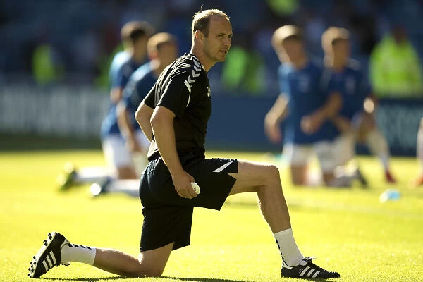 Rangers FC: Jordan Milsom Leads Training at Ibrox Stadium - Scottish Cup Champions 2003