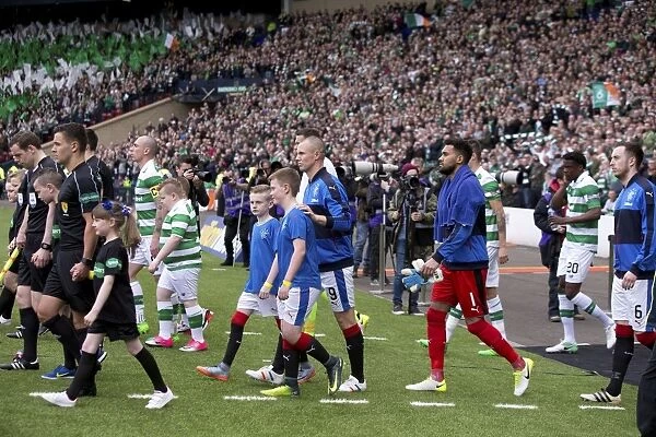Rangers FC: Kenny Miller Leads Team Out in 2003 Scottish Cup Semi-Final at Hampden Park