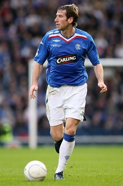 Rangers FC: Kirk Broadfoot Celebrates CIS Insurance Cup Victory over Dundee United (2008)